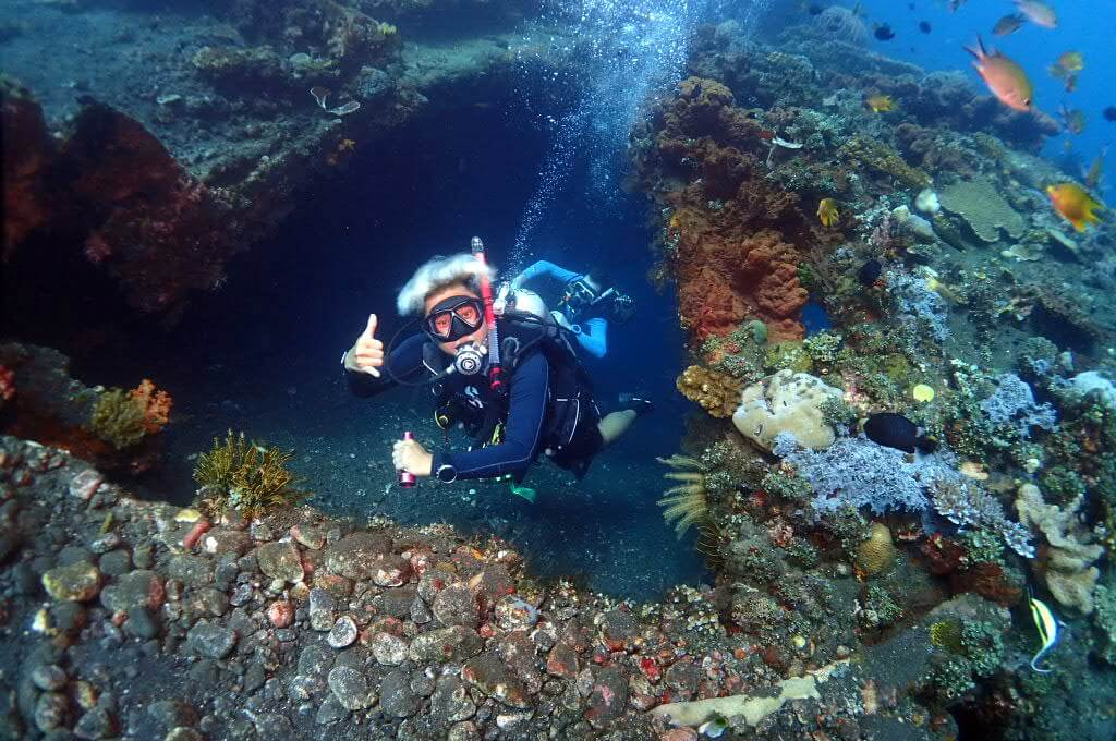 Scuba reef Bali